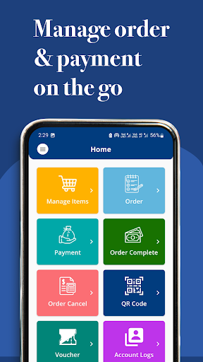Android application Orbit Mart - Merchant screenshort