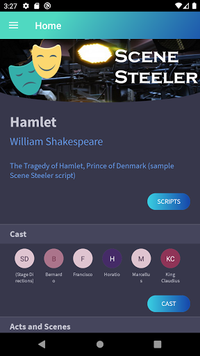 Android application Scene Steeler screenshort
