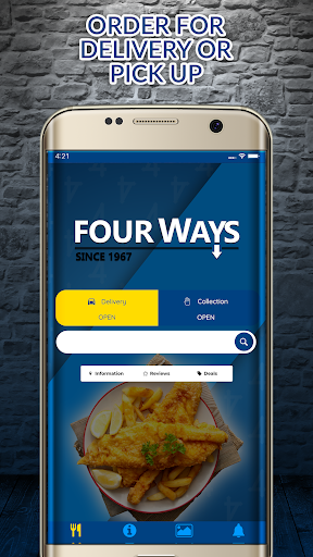 Android application Fourways Kirkliston Takeaway screenshort