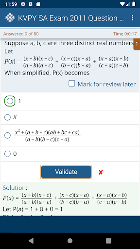 KVPY Exam Previous Papers Screen 3