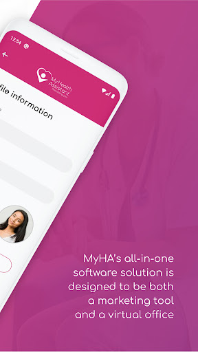 MyHA Professionals Screen 2