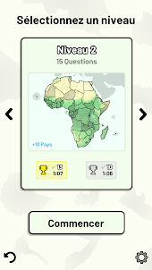 Pays d'Afrique - Quiz