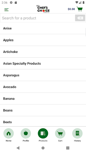 Chefs Choice Checkout Screen 3