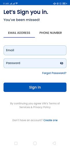 VIN Screen 2