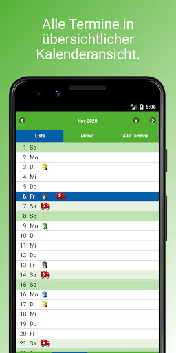 Landkreis Gießen Abfall-App Screen 3