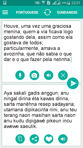 Android application Sundanese Portuguese Translato screenshort