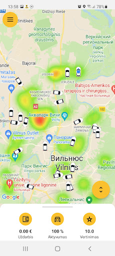Android application Taxi.LTDriver screenshort