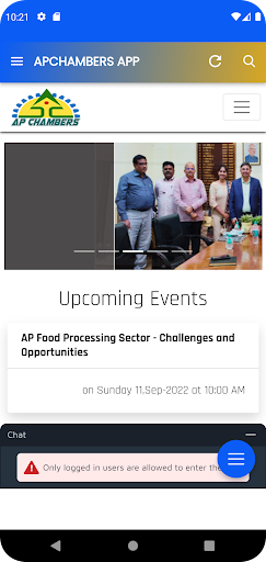 Android application APChambers screenshort