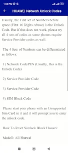 Device sim unlock codes guide