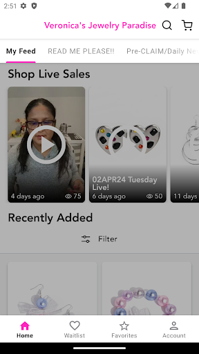 Android application Veronica's Jewelry Paradise screenshort