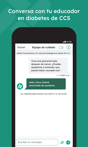 Vista previa de la aplicación