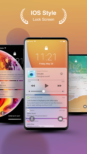 Lock Screen iOS - Emoji Passcode  Notifications