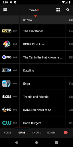 Screenshot of Vexus TV