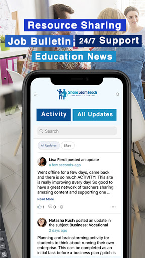 Share Learn Teach Screen 3
