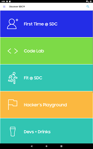 Screenshot of SDC19