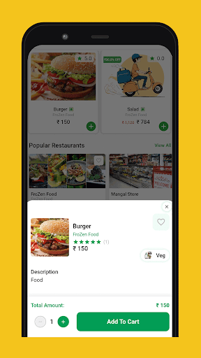 Zappwala: Food Delivery Screen 3