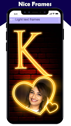 Light Text Photo Editor App