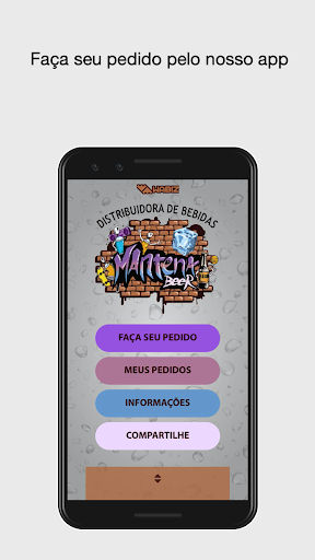 Android application Distribuidora Mantena Beer screenshort