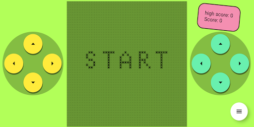 Android application TwoSnakes screenshort