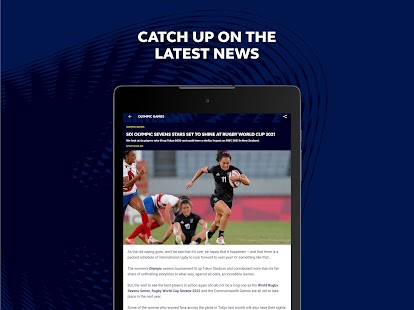 Rugby World Cup Official App Screenshot