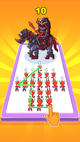 Dino Merge Master Animal Fight screenshot