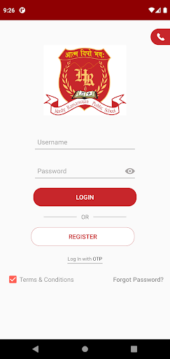 Android application Hardy Ramanujan Public School screenshort