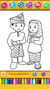 Mewarnai Baju Adat Indonesia