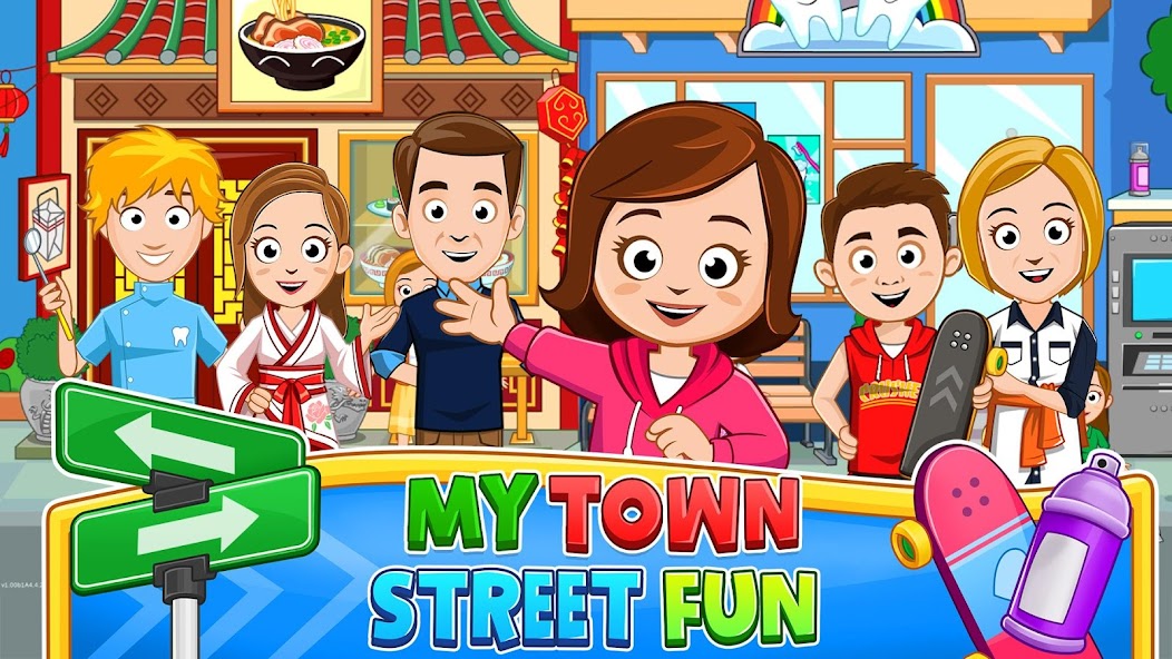 My Town : Street Fun 7.00.00 APK + Mod (Unlocked) for Android