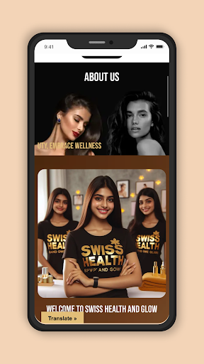Swiss Health and Glow Screen 2