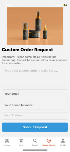 Android application Ofie Shop screenshort