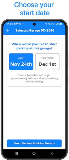 DropCar Parking NYC Screen 2