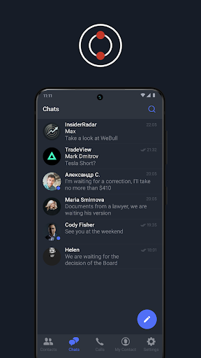 Android application Chattti - private messenger screenshort