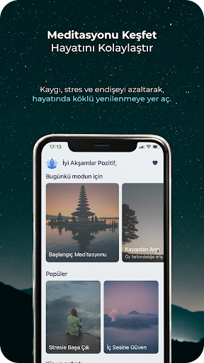 Android application Pozitif: Meditasyon, Uyku screenshort