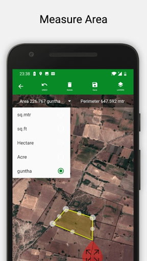 AreaCalc - GPS Area Calculator Screenshot 1 - AppWisp.com