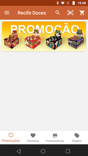 Android application Recife Doces Distribuidora screenshort