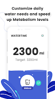screenshot of Nox WaterTime, Daily Tracker