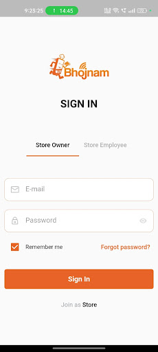 Bhojnam Store Screen 2