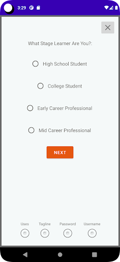 Skills Based Approach Screen 2