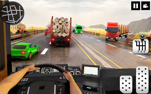 Log Transporter Truck Driving : Truck Games 2021 screenshots 5