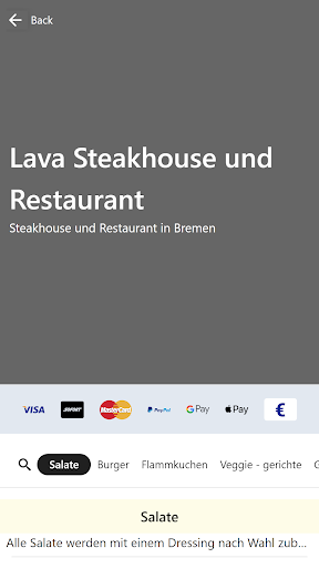 Lava Steakhouse und Restaurant Screen 3
