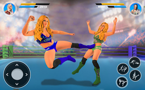 Girls Fighting Wrestling Games screenshots apk mod 2