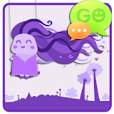 GO SMS Pro Purple Girl Theme icon