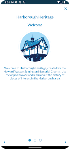 Android application Harborough Heritage screenshort
