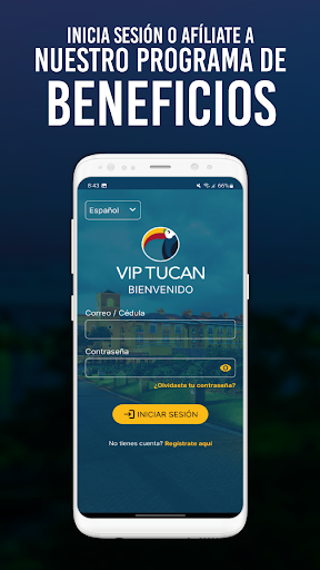 Android application VIP Tucan screenshort