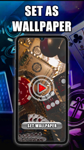 Android application Casino Live Wallpaper screenshort