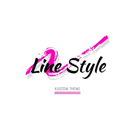 Line Style Klwp/Kustom V1.05 Icon