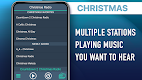 screenshot of Christmas Radio