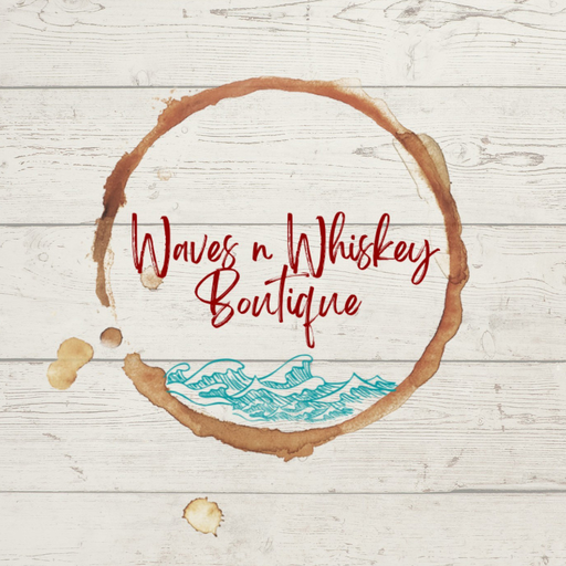 Waves n Whiskey Boutique logo