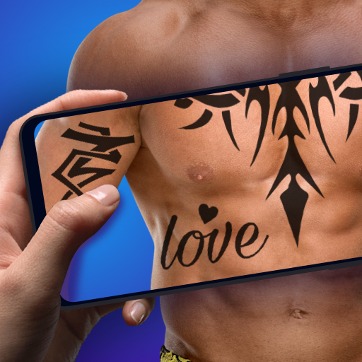 Tattoo sketch simulator logo