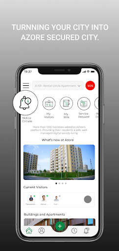 AZore Building Management App Screen 2